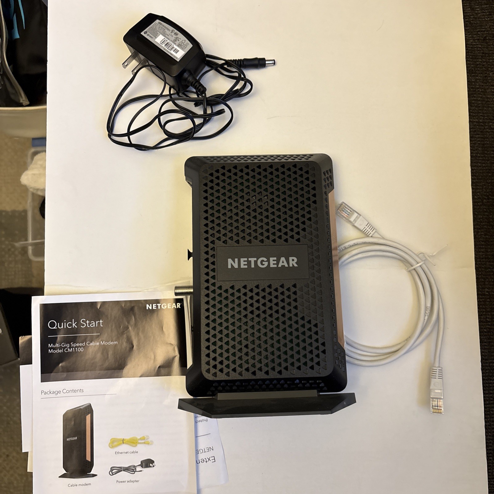 Netgear Nighthawk CM1100 Multi-Gig Speed Cable Modem DOCSIS 3.1