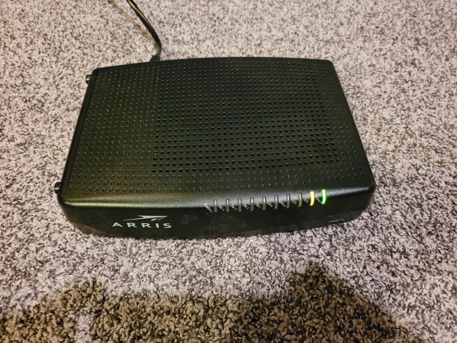 ARRIS TM804G /CT DOCSIS 3.0 Internet & Telephone Telephony Modem and Power Cable