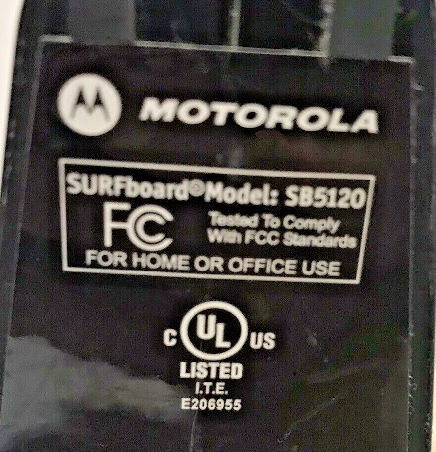 Motorola Surfboard Modem Model SB5120 Box Only No Power Supply