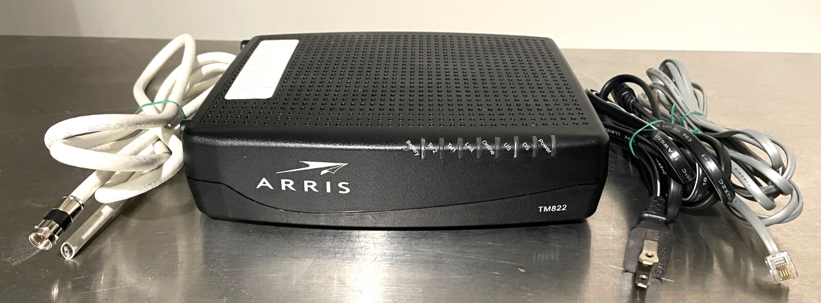 ARRIS TM822G DOCSIS 3.0 VoIP Telephony Modem + Ethernet Cable