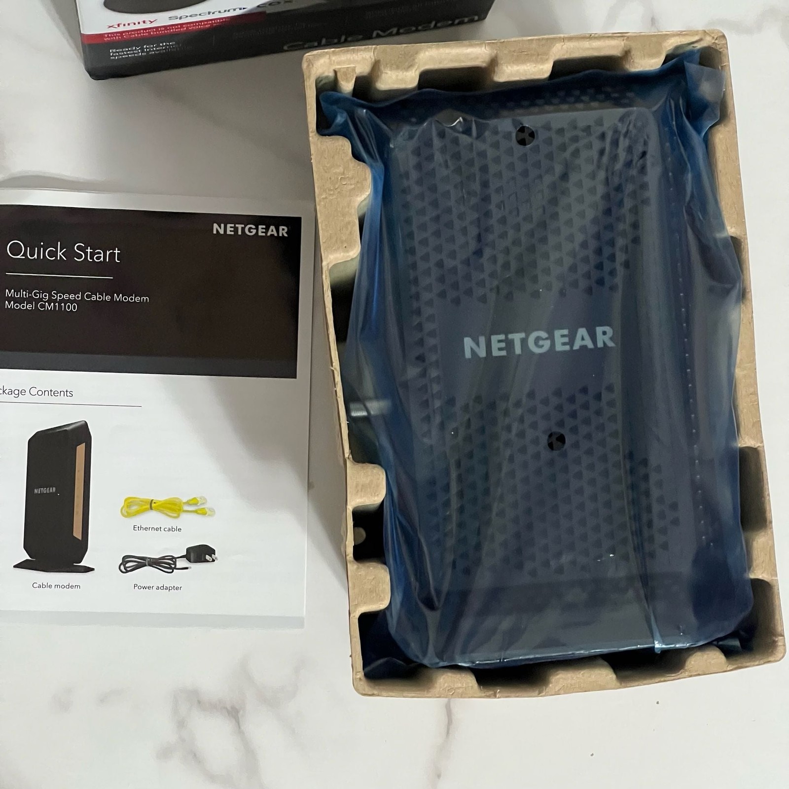 Netgear Nighthawk CM1100 DOCSIS 3.1 Multi-Gig Speed Cable Modem