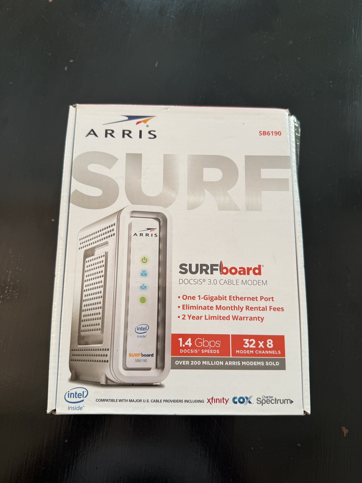 arris surfboard sb6190 docsis 3.0 cable modem