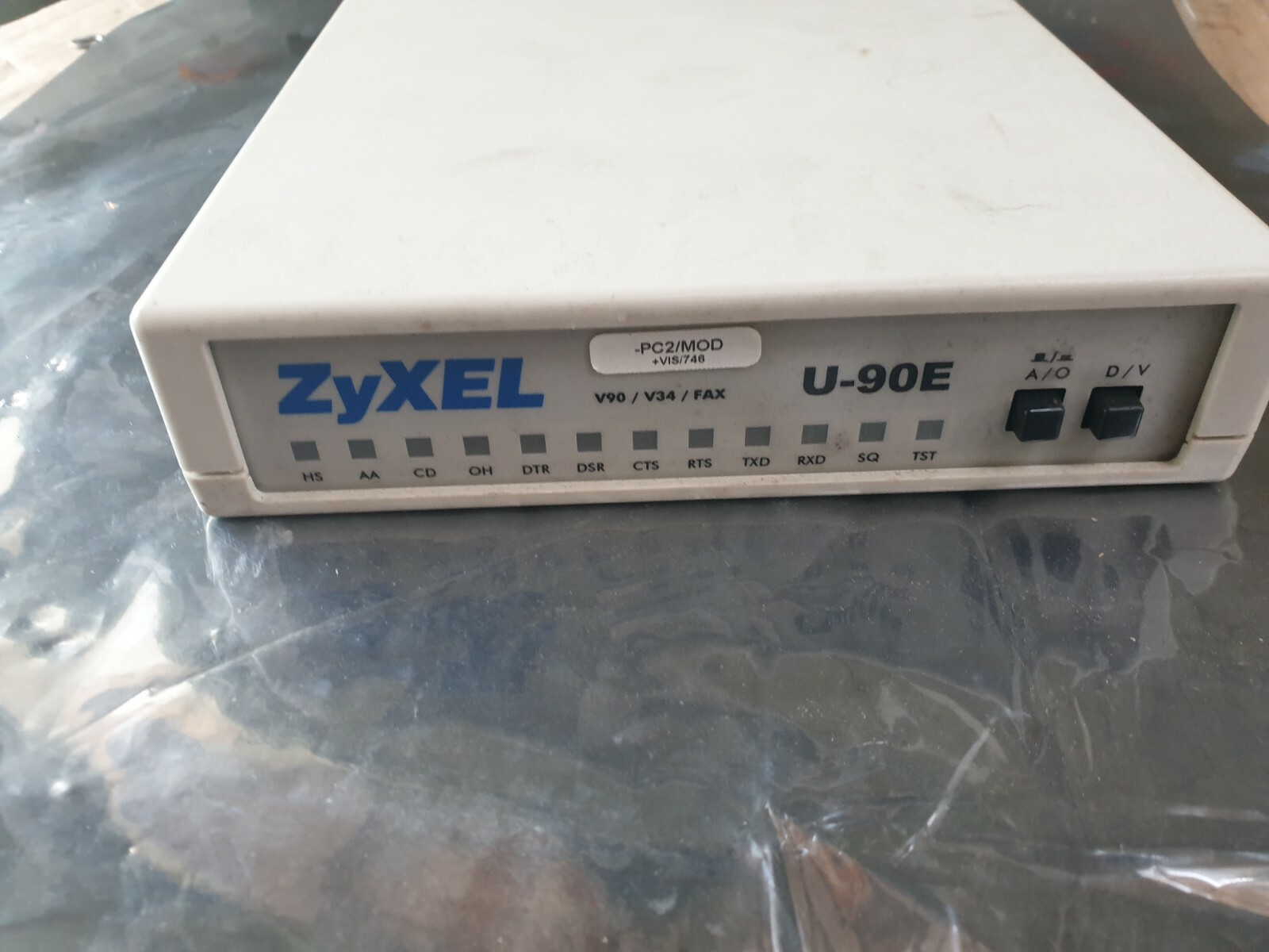 ZYXEL U-90E Serial External Fax Modem U-90E (R6S11.5)