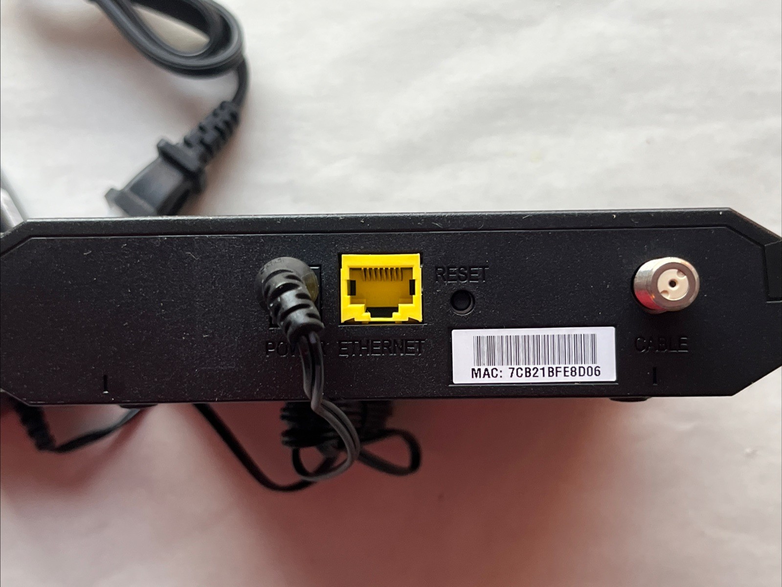 Cisco technicolor Cable Modem DPC3008 Unused. No Box Eng Elec Co Cord 3A-125DU12
