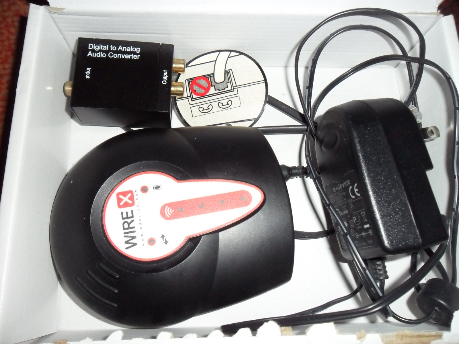 Wire X Analog to Wireless Converter Wirex3GLCMed01