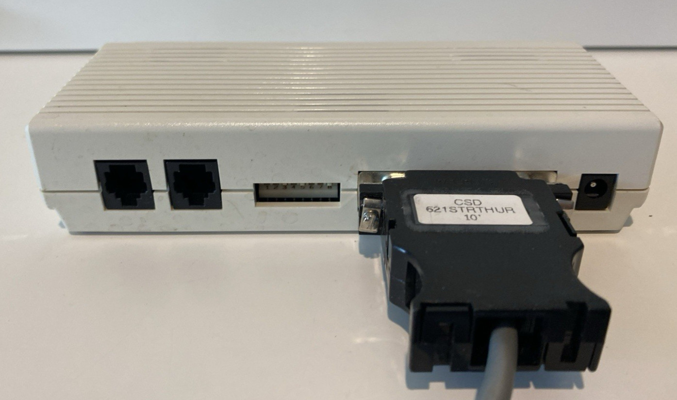 Vtg US Robotics Sportster 33.6 Faxmodem 0459 with Cable Powers On