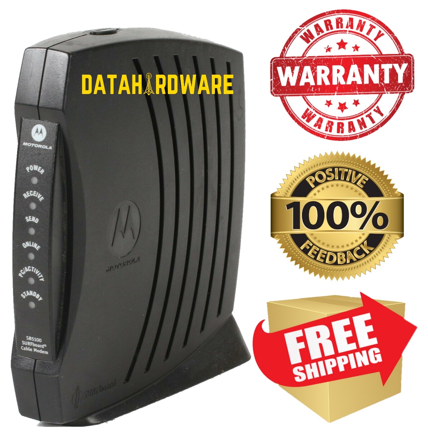 Lot x25 Motorola SB5100 DOCSIS 2.0 Cable Modem * WARRANTY * FREE SHIPPING *