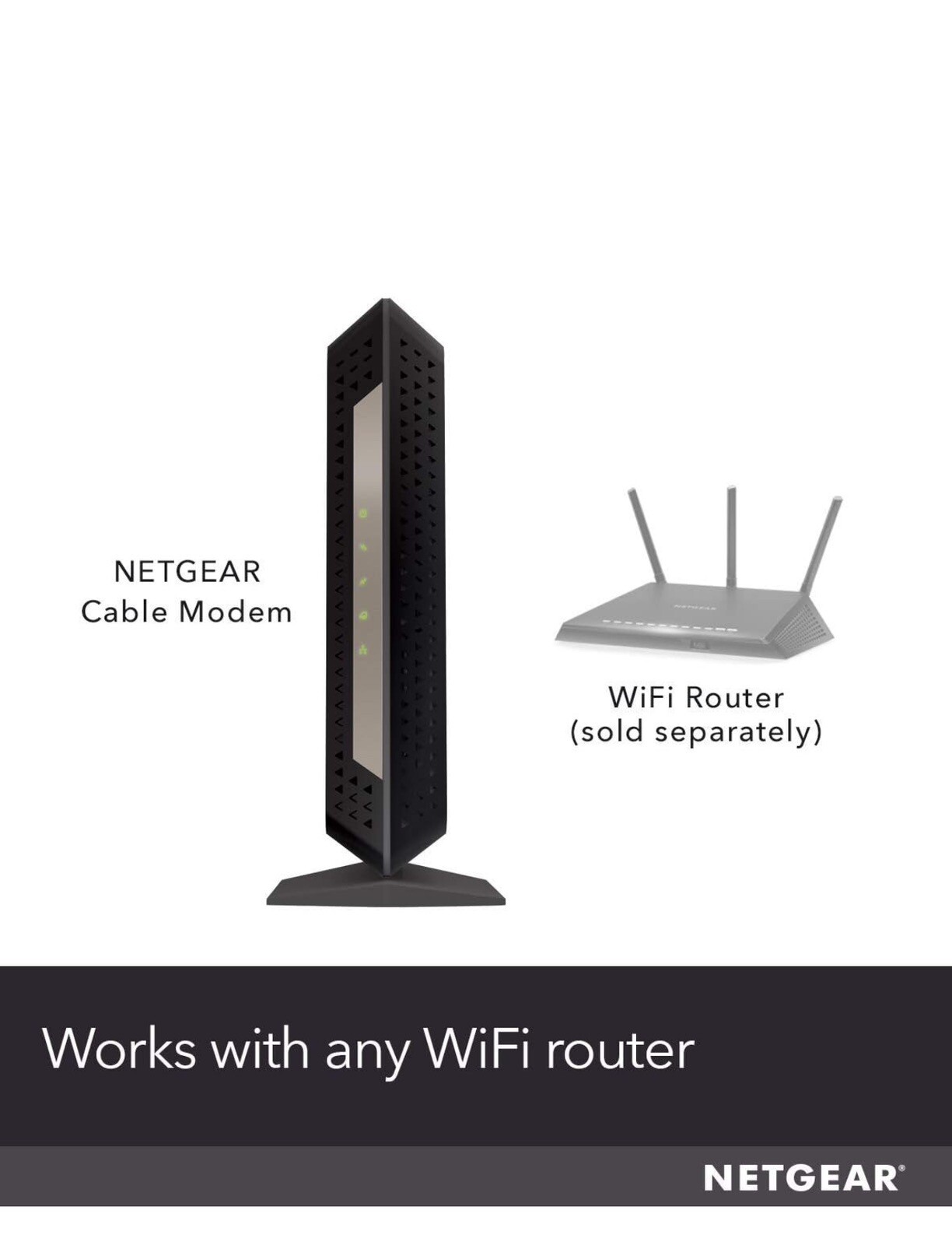 NETGEAR CM1000 DOCSIS 1000Mbps Cable Modem (CM1000-1AZNAS)