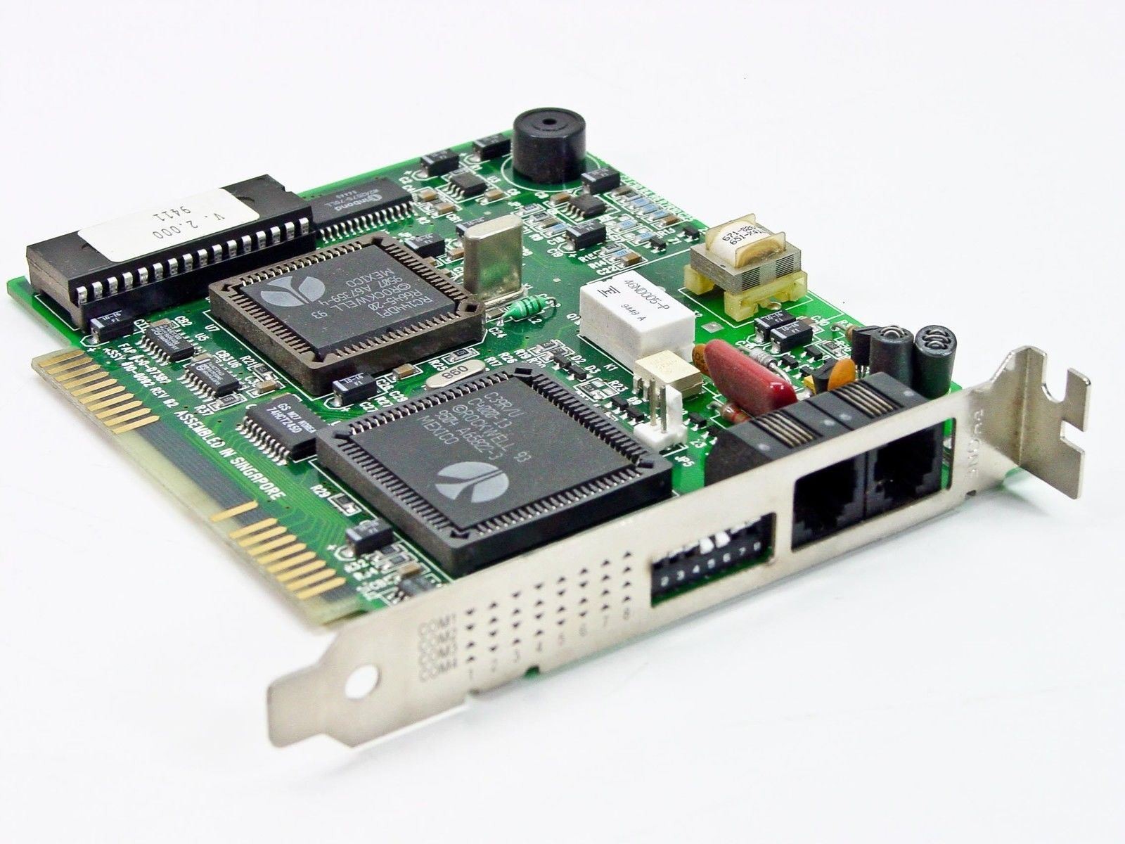 IBM 14.4K ISA Data Fax Modem Rockwell 55H7996 25H3329 30H1598 DIP Switch