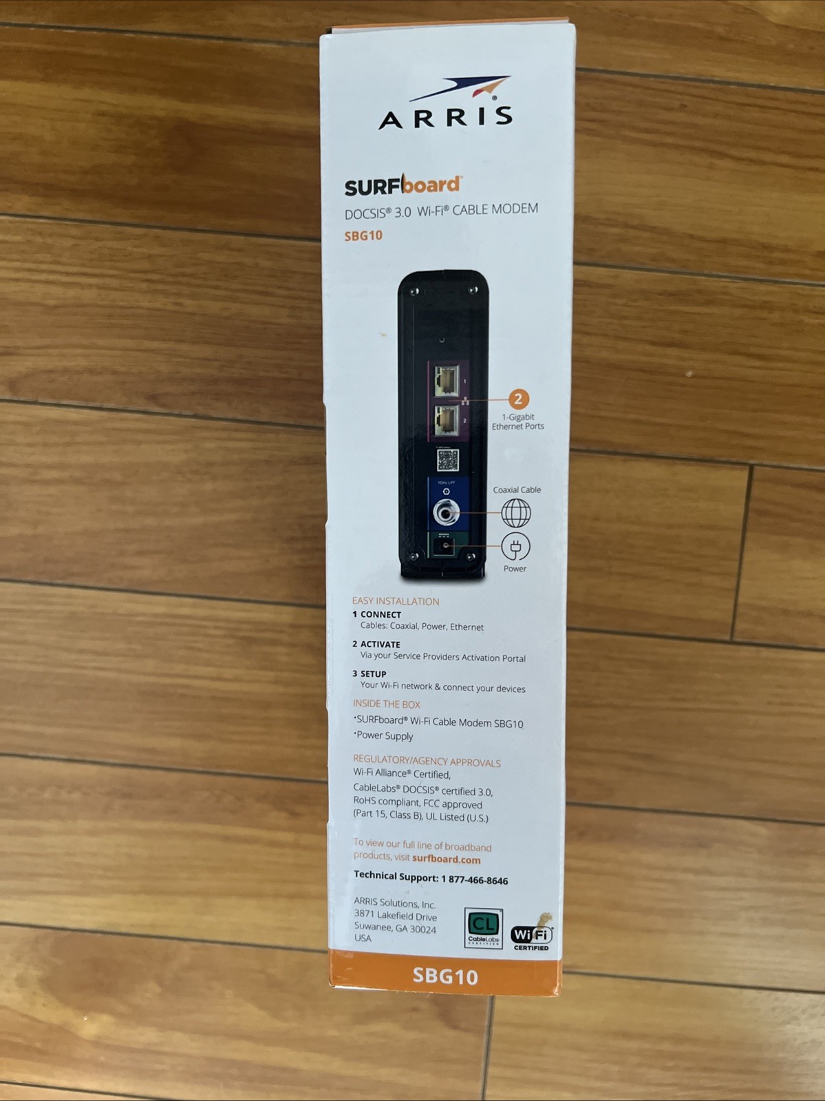 ARRIS SBG10 DOCSIS 3.0 Cable Modem Router Combo | AC1600 WiFi | 400 Mbps Max