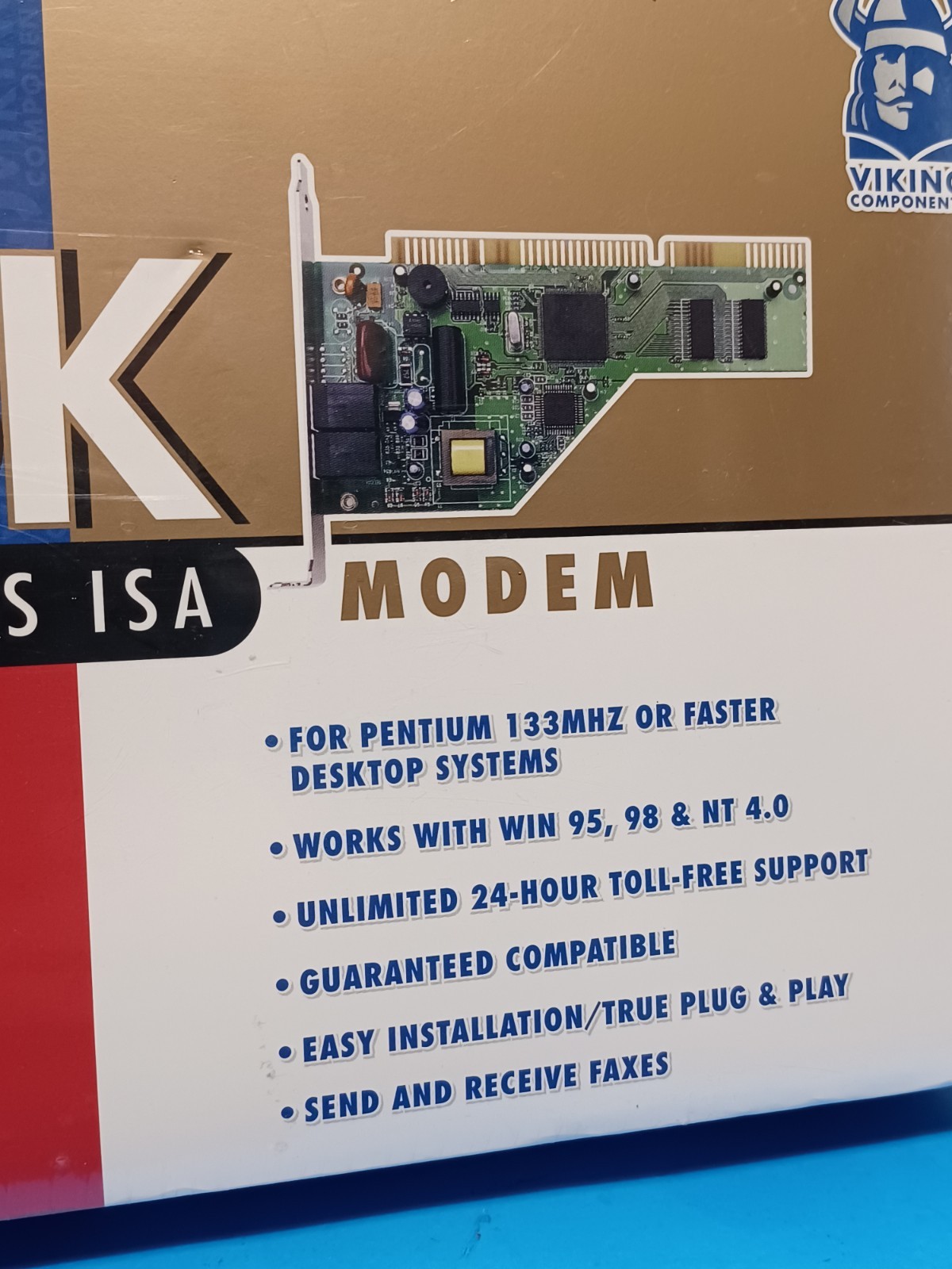 Vintage Viking Components Internal 56K V.90 Modem BRAND NEW SEALED IN BOX