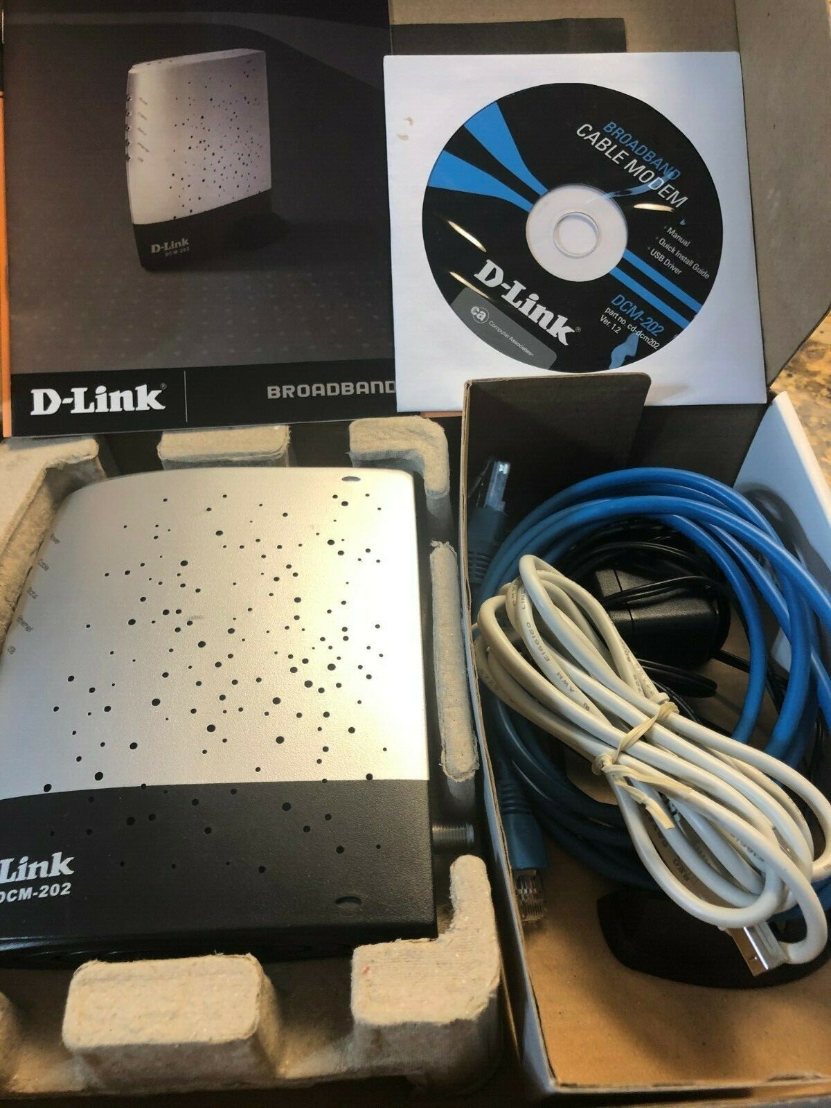 D-Link DCM-202 DOCSIS Broadband Cable Modem
