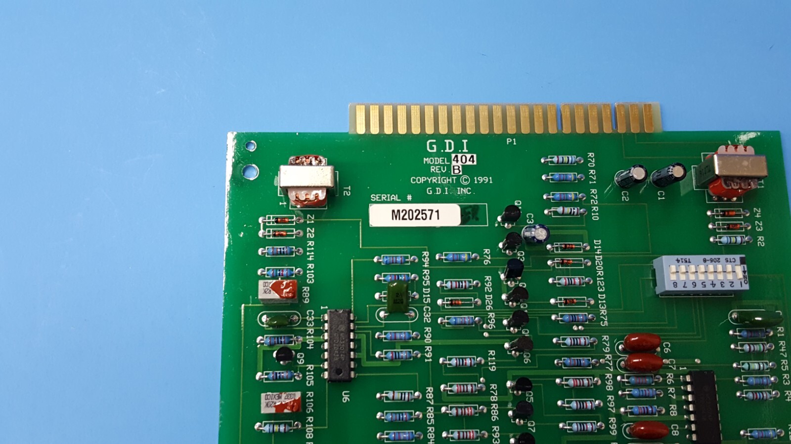 GDI Modem, 400 Series, Model 404, REV B Internal Card
