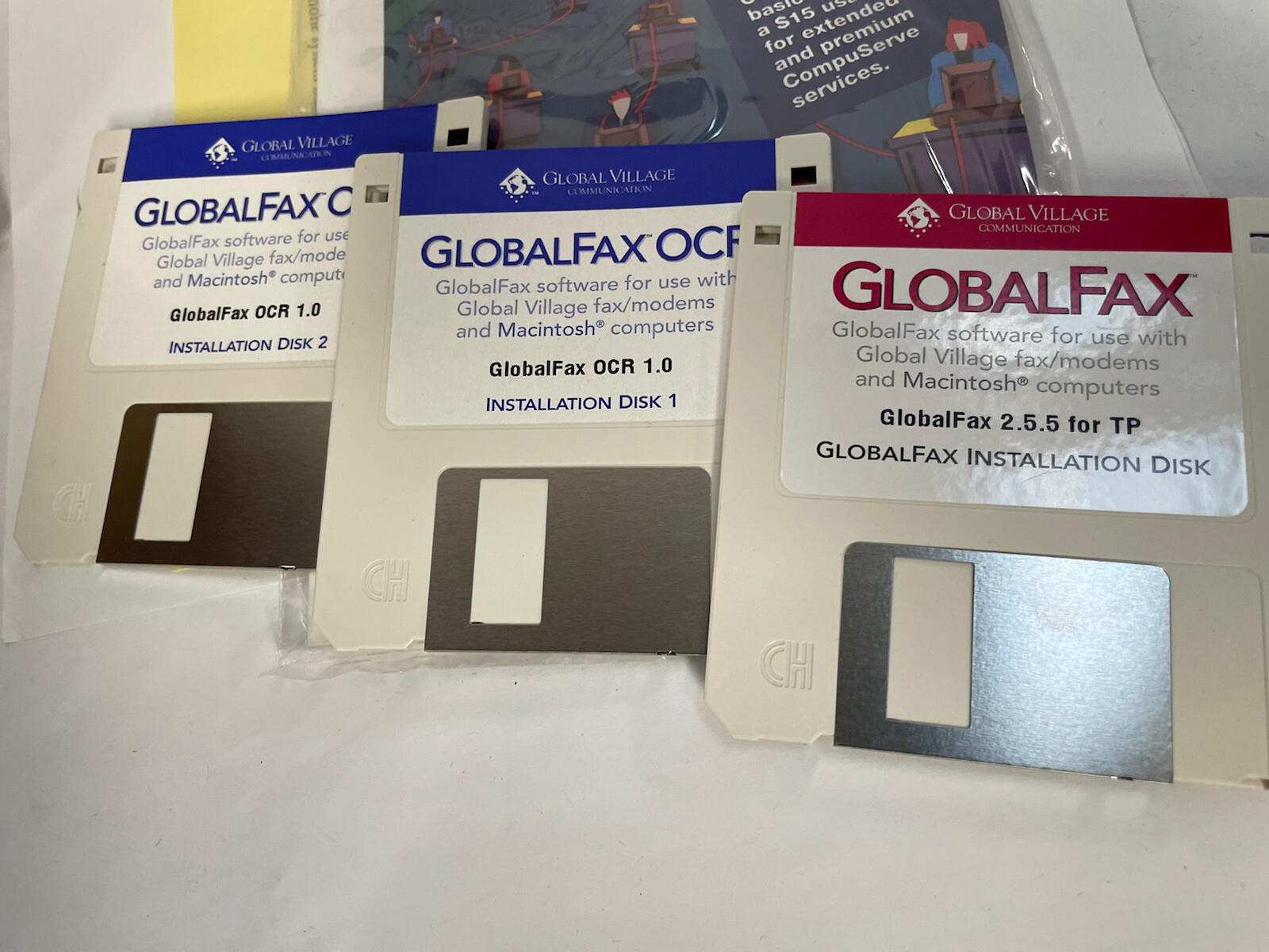Global Village TELEPORT PLATINUM 33.6 KBPS fax/modem Power Macintosh – Complete