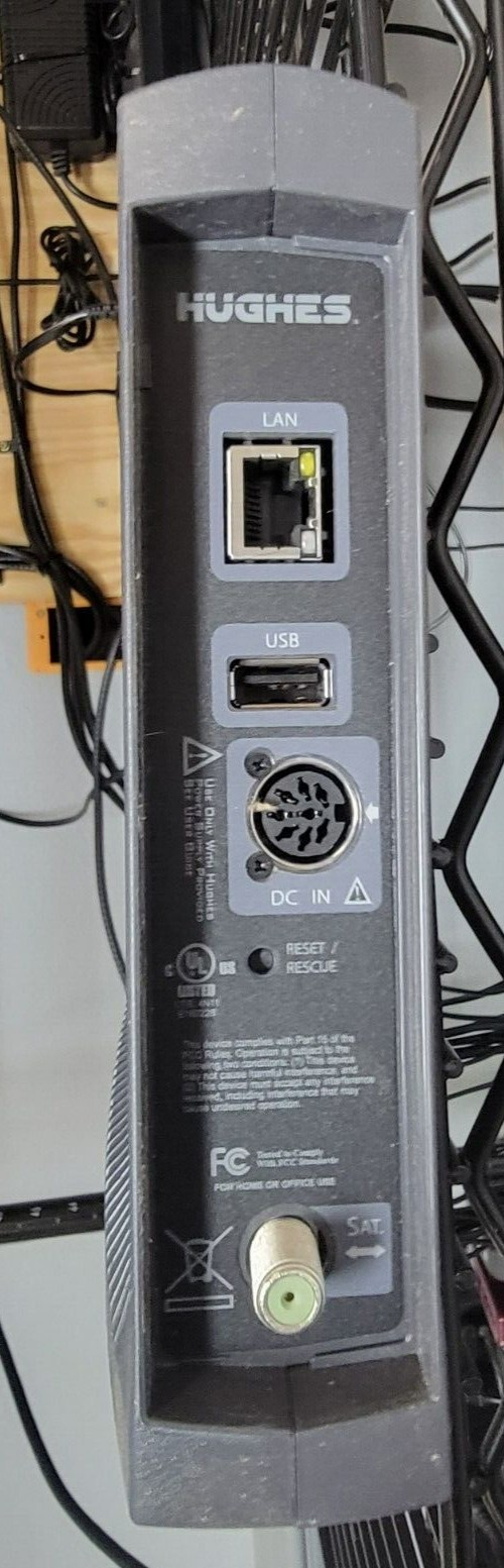 HUGHES NET HT 1100 Satellite Internet Router LAN Transmitter Power Cord Adapter