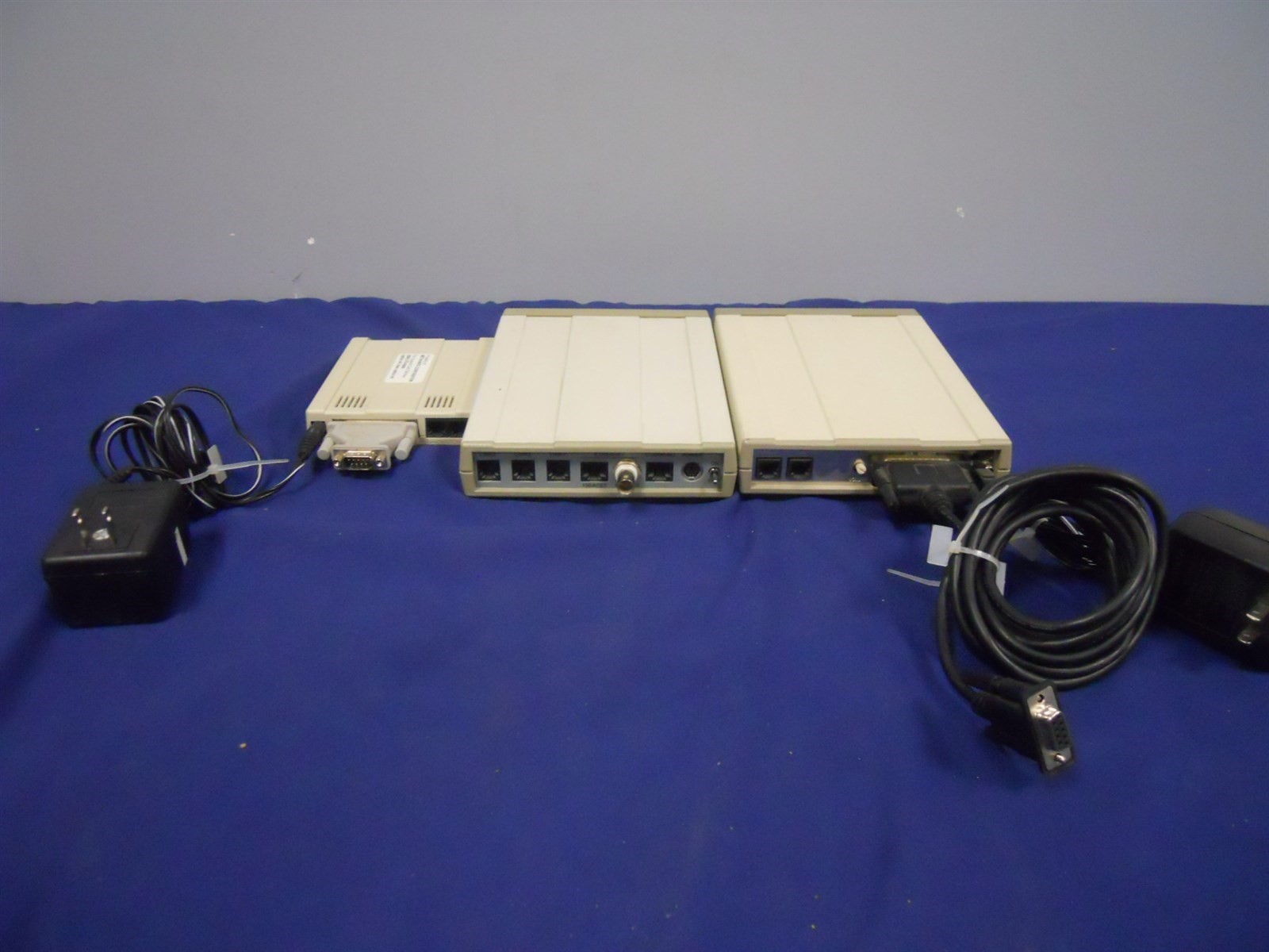 Lot of 3 Multitech Modems, Remote Access Device, 33.6Kbps RAD 200 Series MT2834