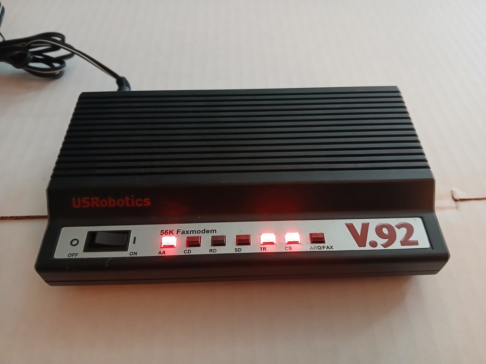 Vintage US Robotics 56k modem