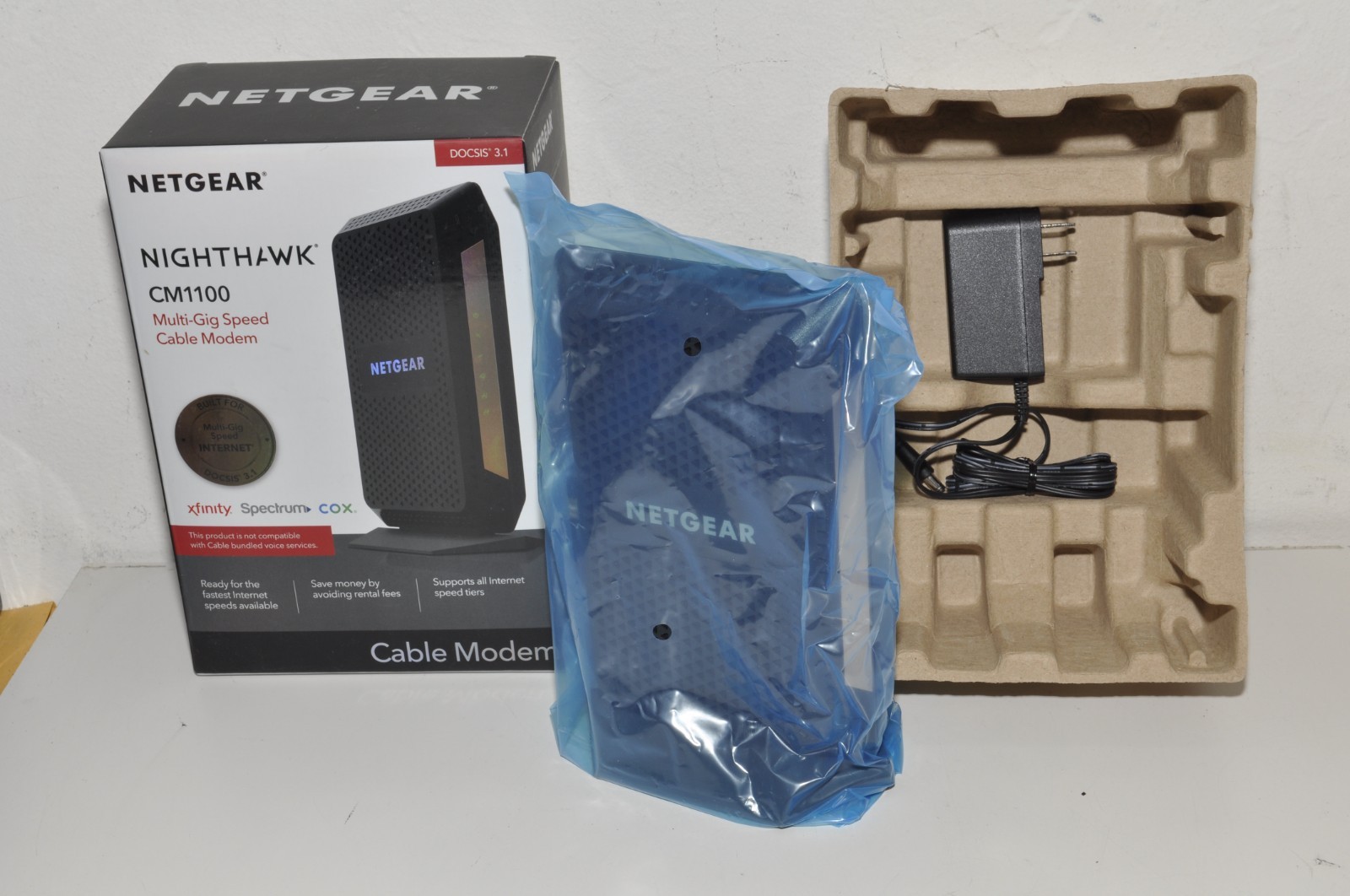 Netgear Nighthawk CM1100 DOCSIS 3.1 Cable Modem (Xfinity, Spectrum, and Etc