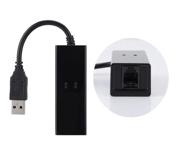 RJ11 Port USB 2.0 56K External Dial Up Voice Fax Data Modem Win 7/8/10 V.92/V.90