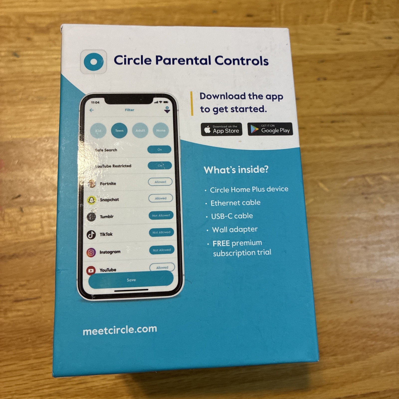 Circle Home Plus Parent Control Hub Device SLVH2-25-US