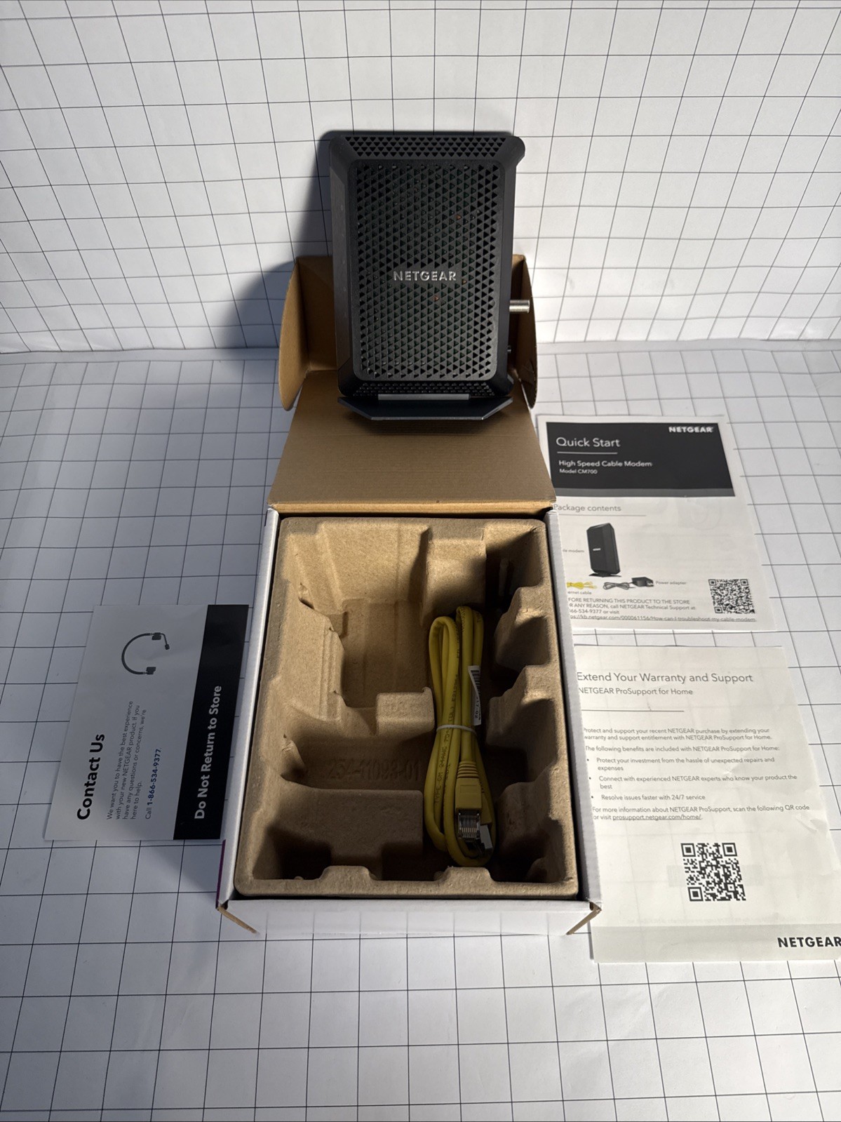 NETGEAR CM700 High Speed Cable Modem Free Shipping WIFI Network speed 1.4gbps