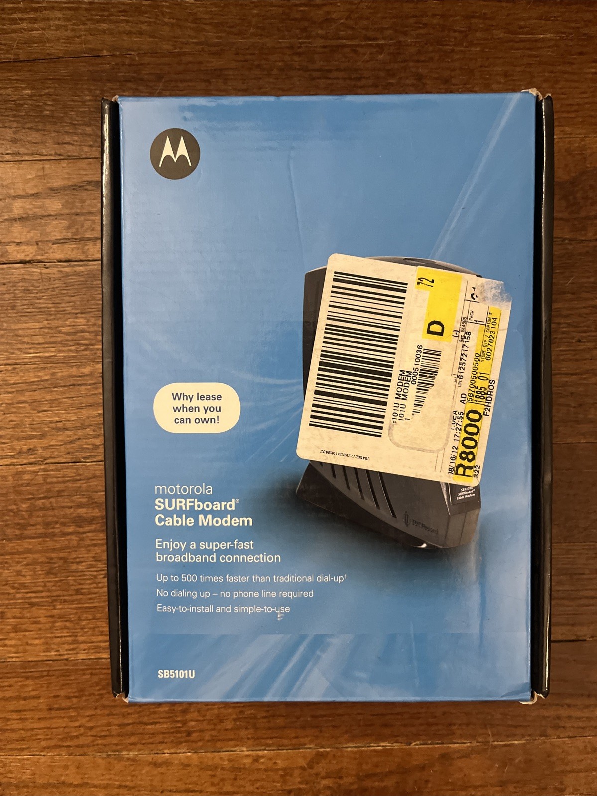 New SB5101U Motorola SURFboard Cable Modem High Speed Internet