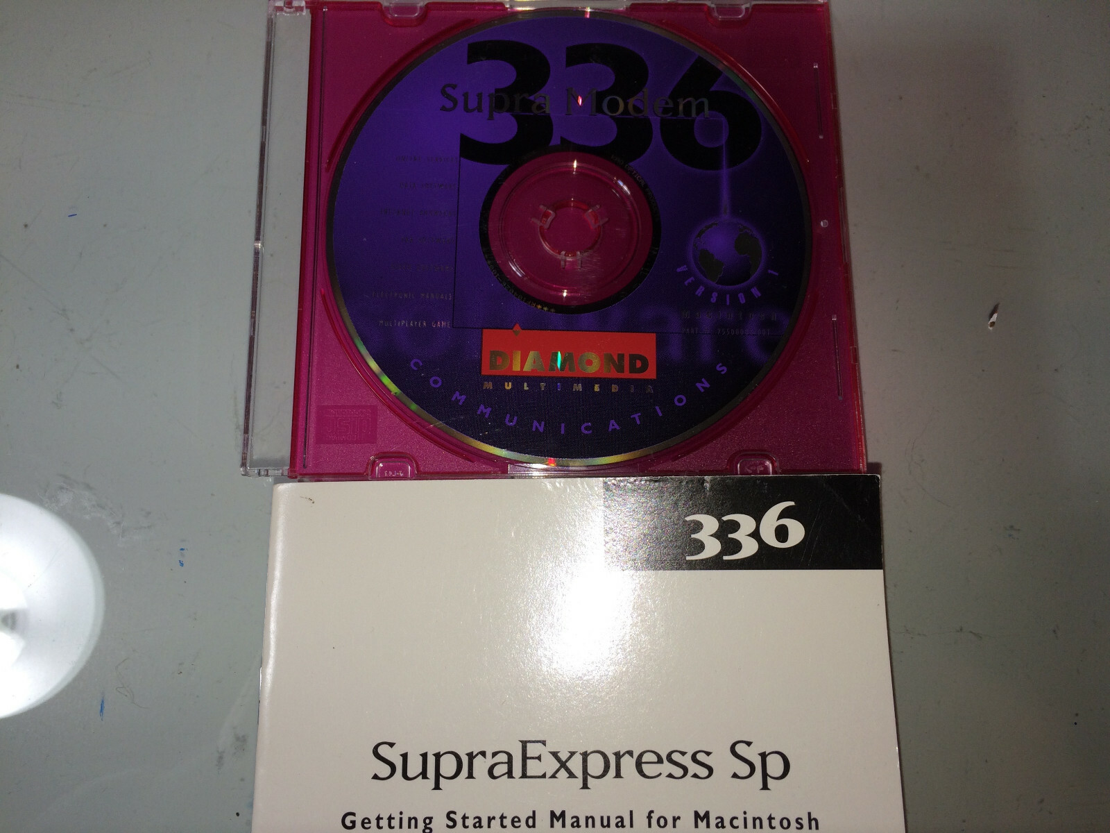 Diamond Multimedia SupraExpress SP 336 Modem Software cd