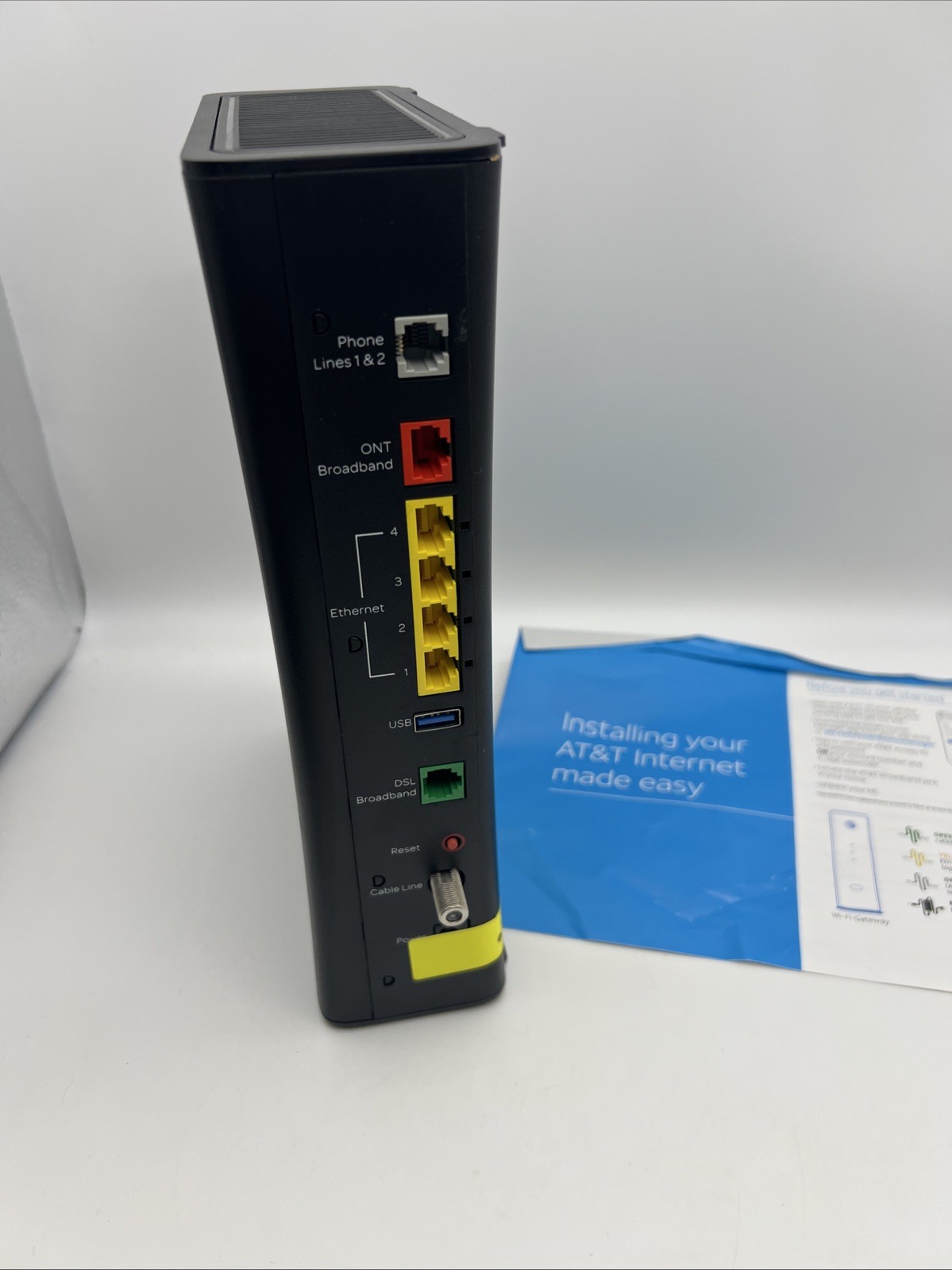 At&T U-Verse Modem 526BAC With Accessories