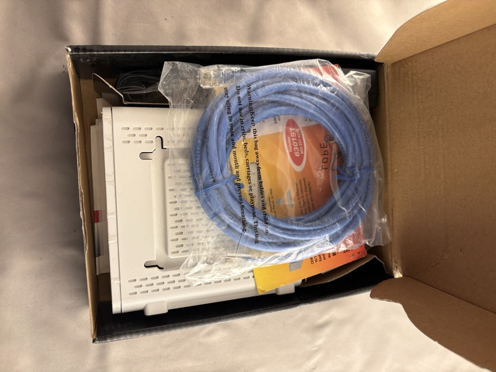 Arris Surfboard Cable Modem Model SB6141 DOCSIS 3.0 Cable Modem With Box