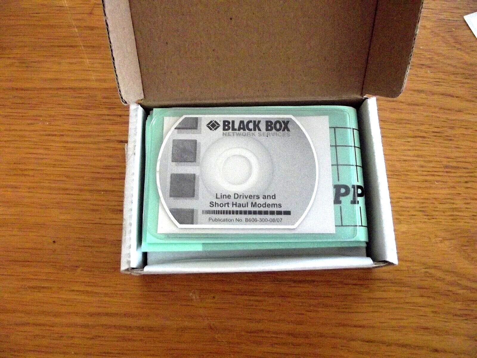 Black Box ME605A-FST Async Fiber Optic Modem, nsn 6030-01-484-0476