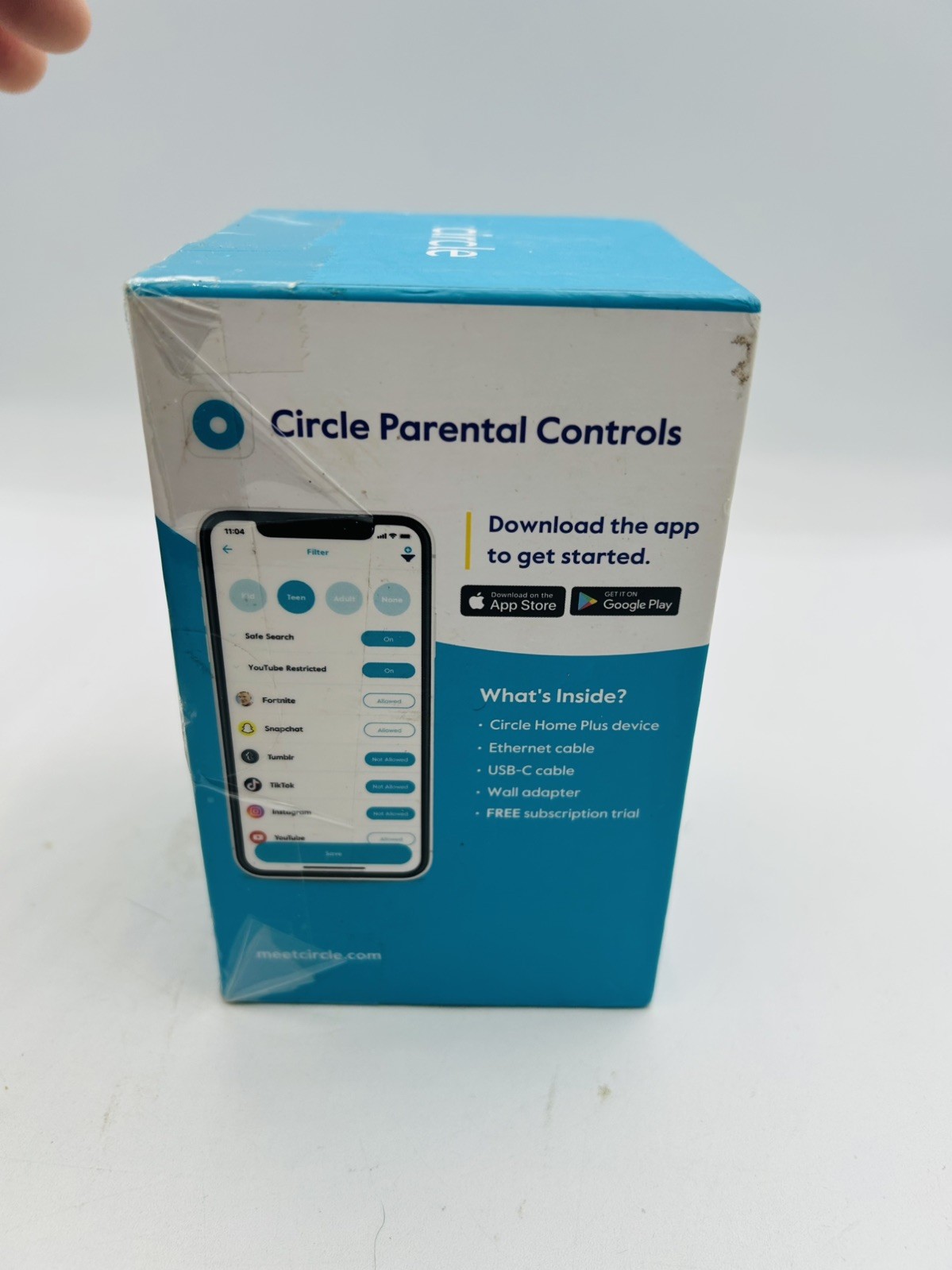 Circle Home Plus Parent Control Hub Device open box