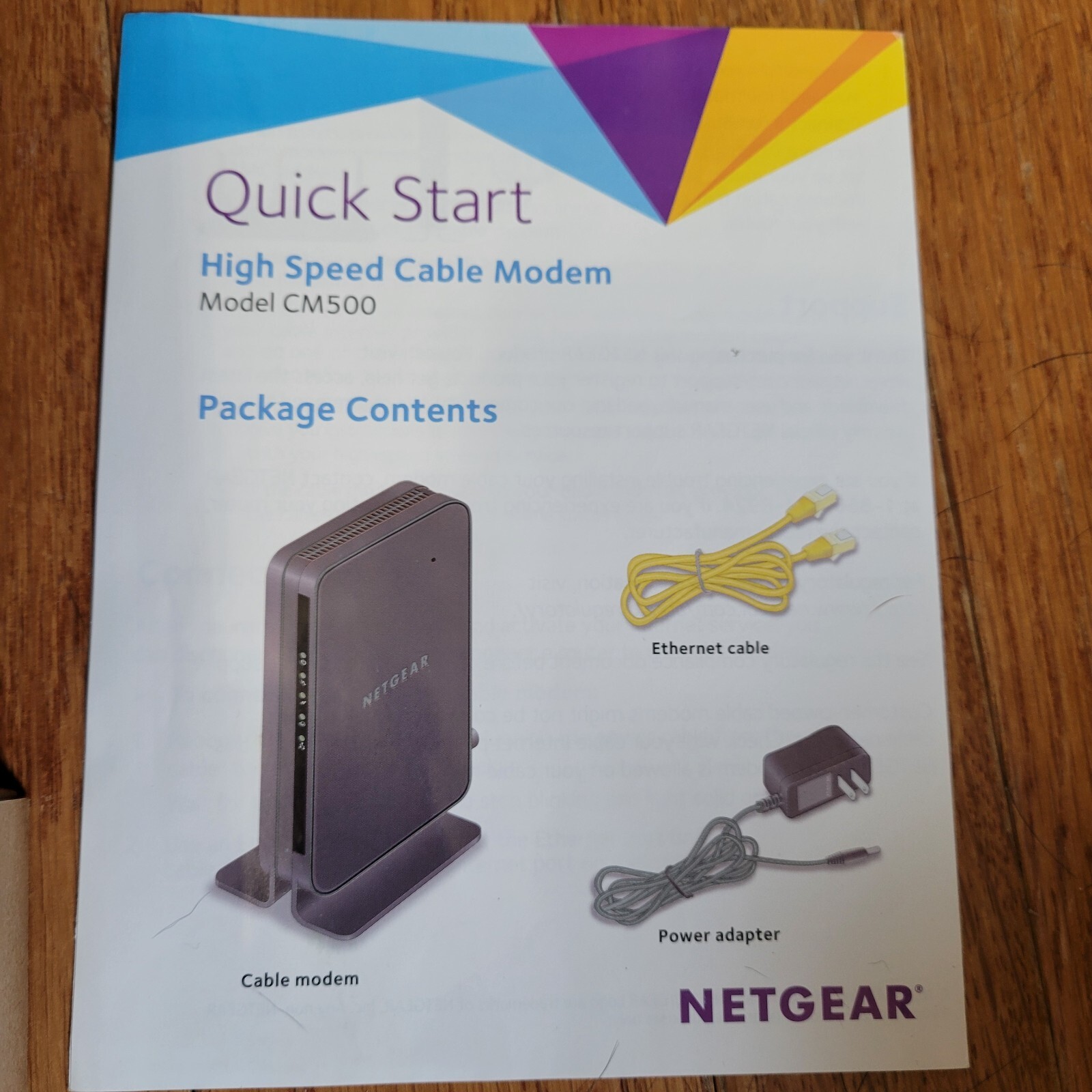 NETGEAR CM500 680 Mbps High Speed Cable Modem Refurbished