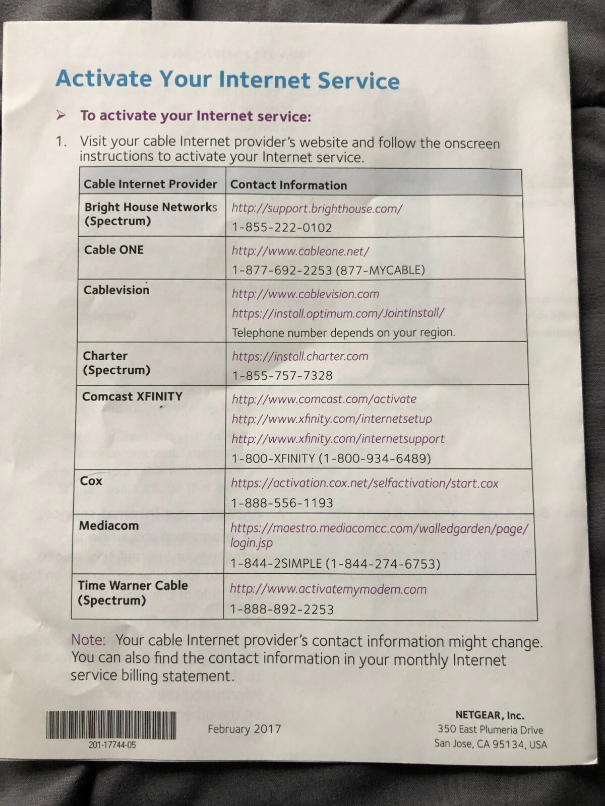 Netgear DOCSIS 30 (CM400-100NAS) 340 Mbps