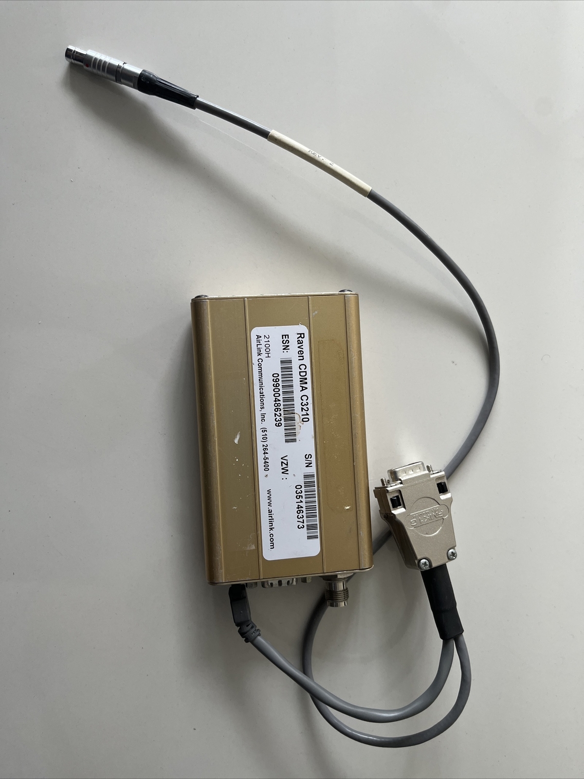 AIRLINK COMMUNICATIONS C3210 SPRINT RAVEN 100 CDMA CELLULAR MODEM