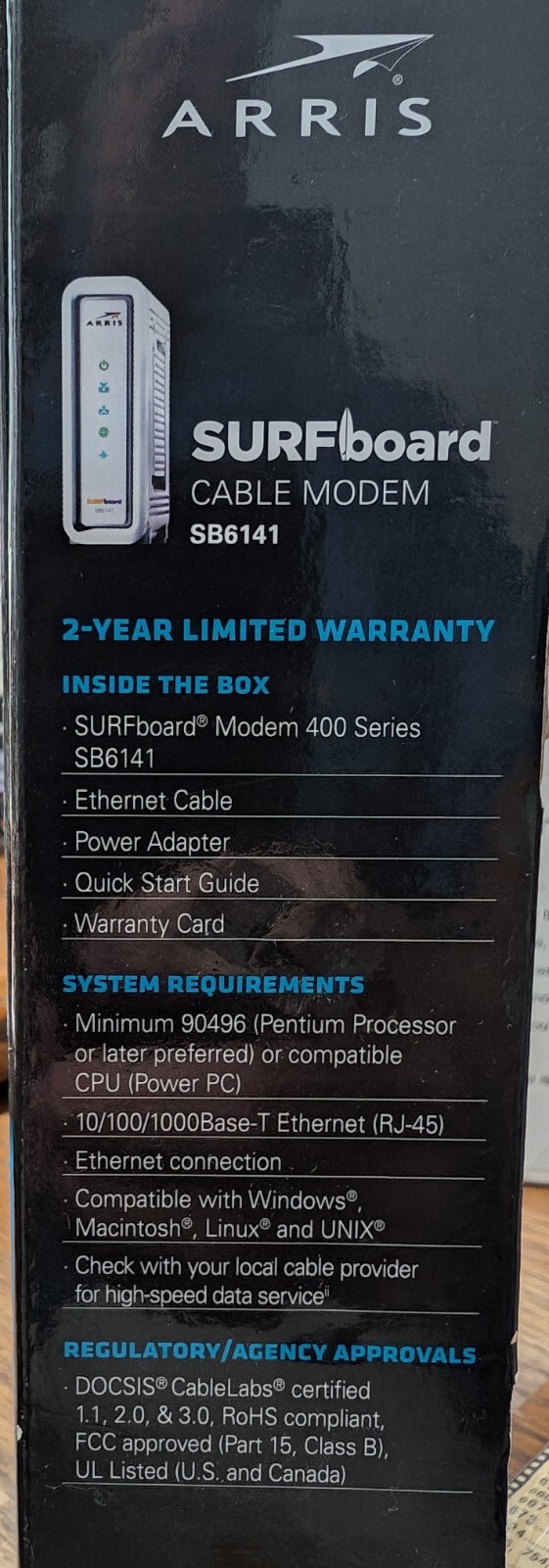 ARRIS SURFboard SB6141 DOCSIS 3.0 Cable Modem Working In Good Condition TESTED