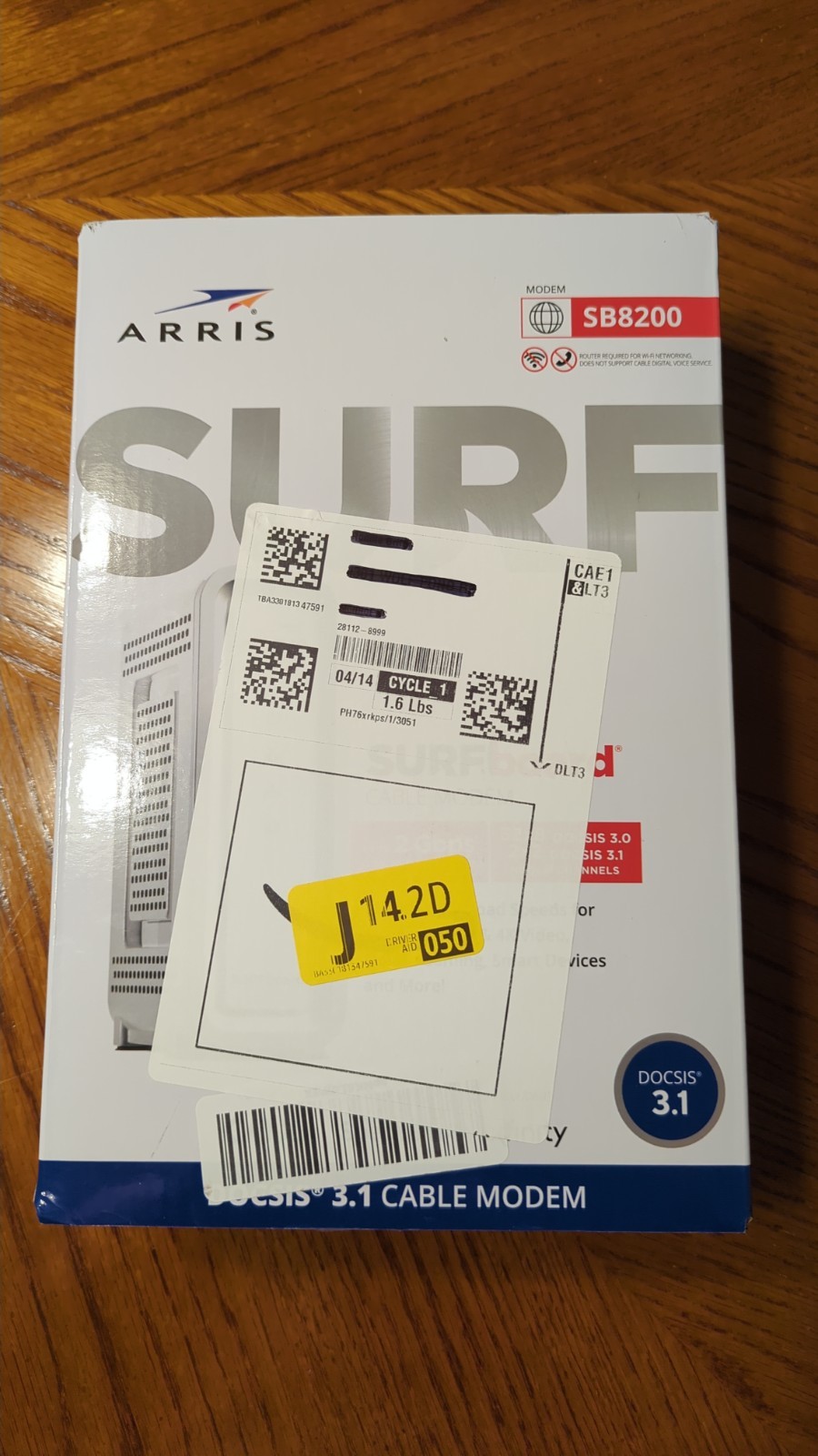 ARRIS SURFboard SB8200 DOCSIS 3.1 Cable Modem