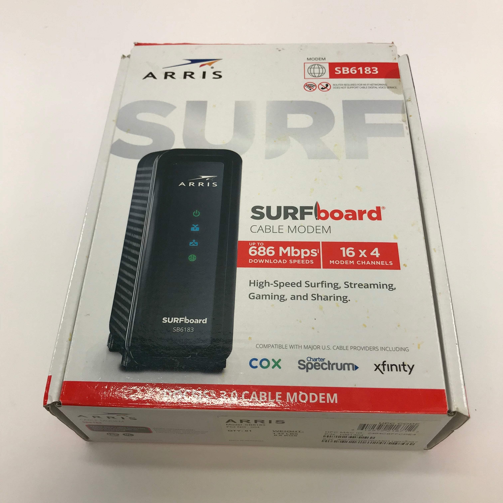 Arris Surfboard DOCSIS 3.0 Cable Modem SB6183