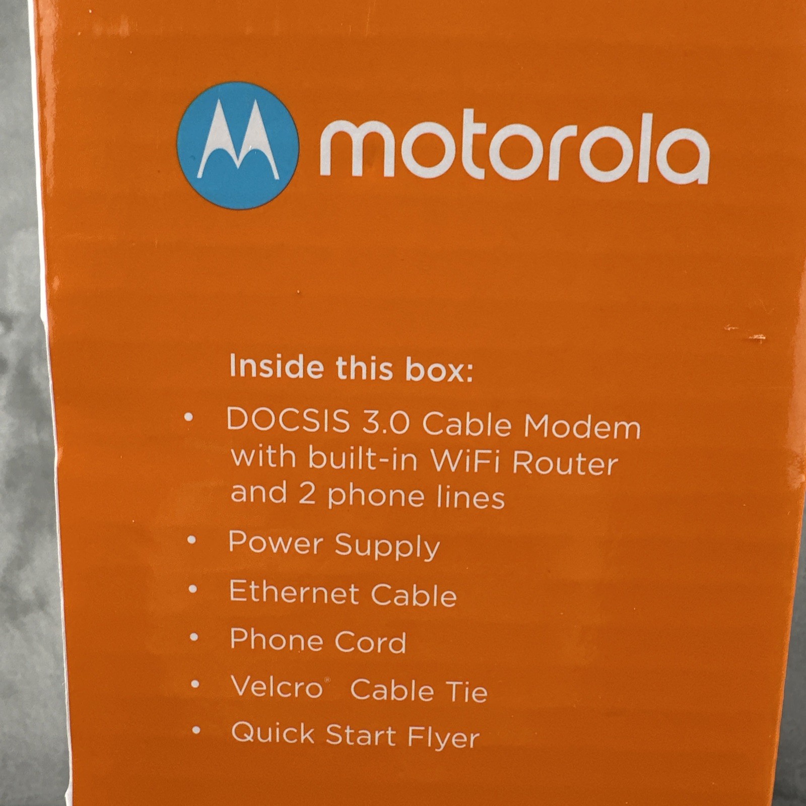 Motorola MT7711 24×8 Cable Modem AC1900 WiFi Router 2 Phone Lines Xfinity *READ*