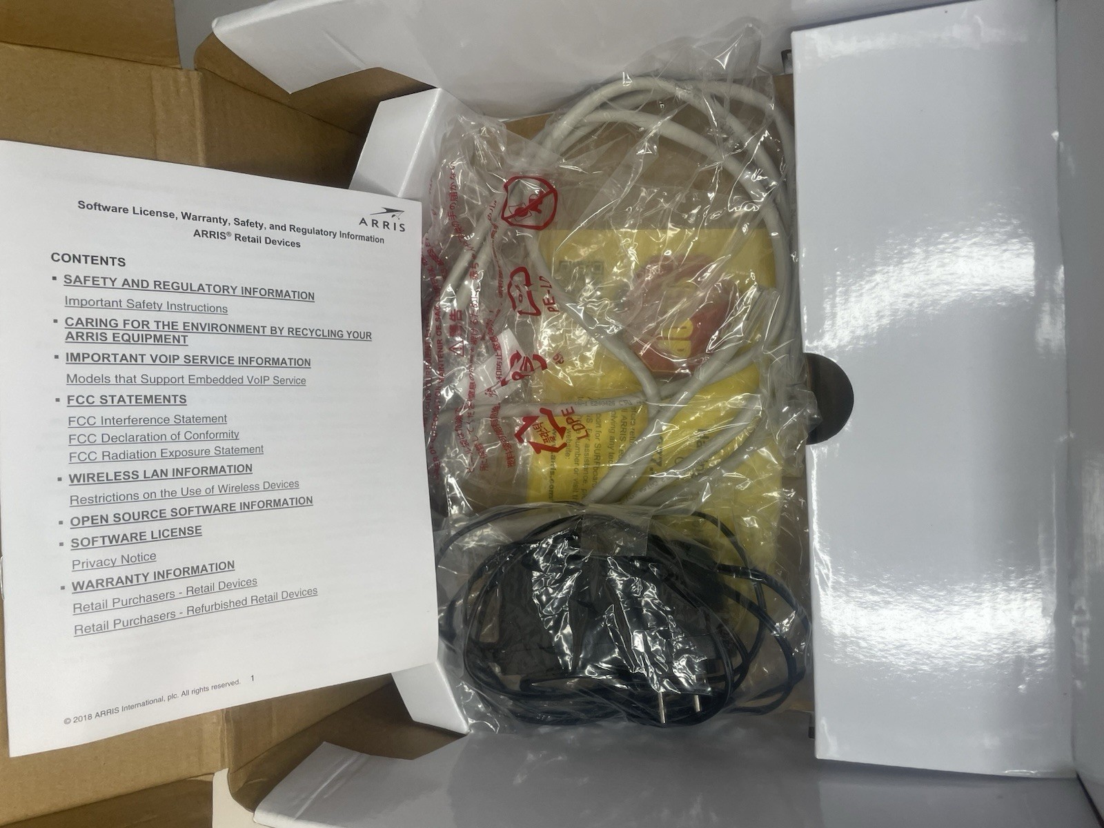 ARRIS SURFboard SBG7600AC2 32×8 DOCSIS 3.0 Cable Modem AC2350 Wi-Fi Router