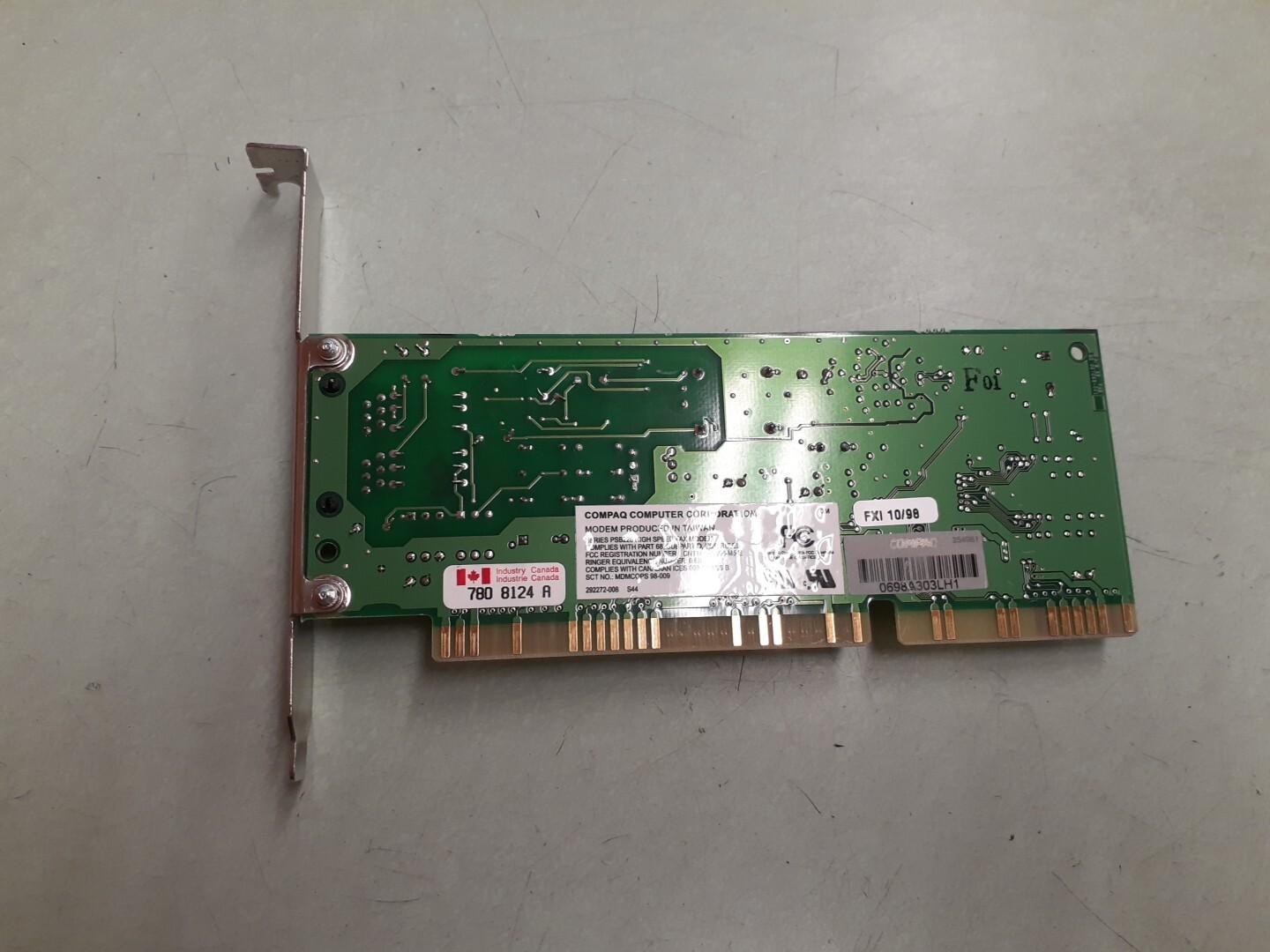 Compaq 292256-003 REV A ISA Modem Card 292269-003