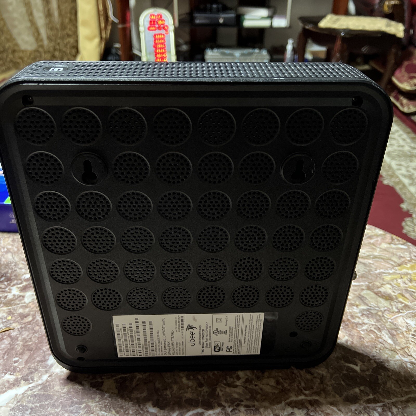 Ubee | DVW32CB | Advanced Wireless Voice Gateway Modem & Router No Power Cord