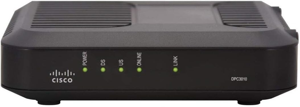 Cisco DPC3010 DOCSIS 3.0 8×4 Cable Modem (Hardware Revision 1.0) – NEW / SEALED