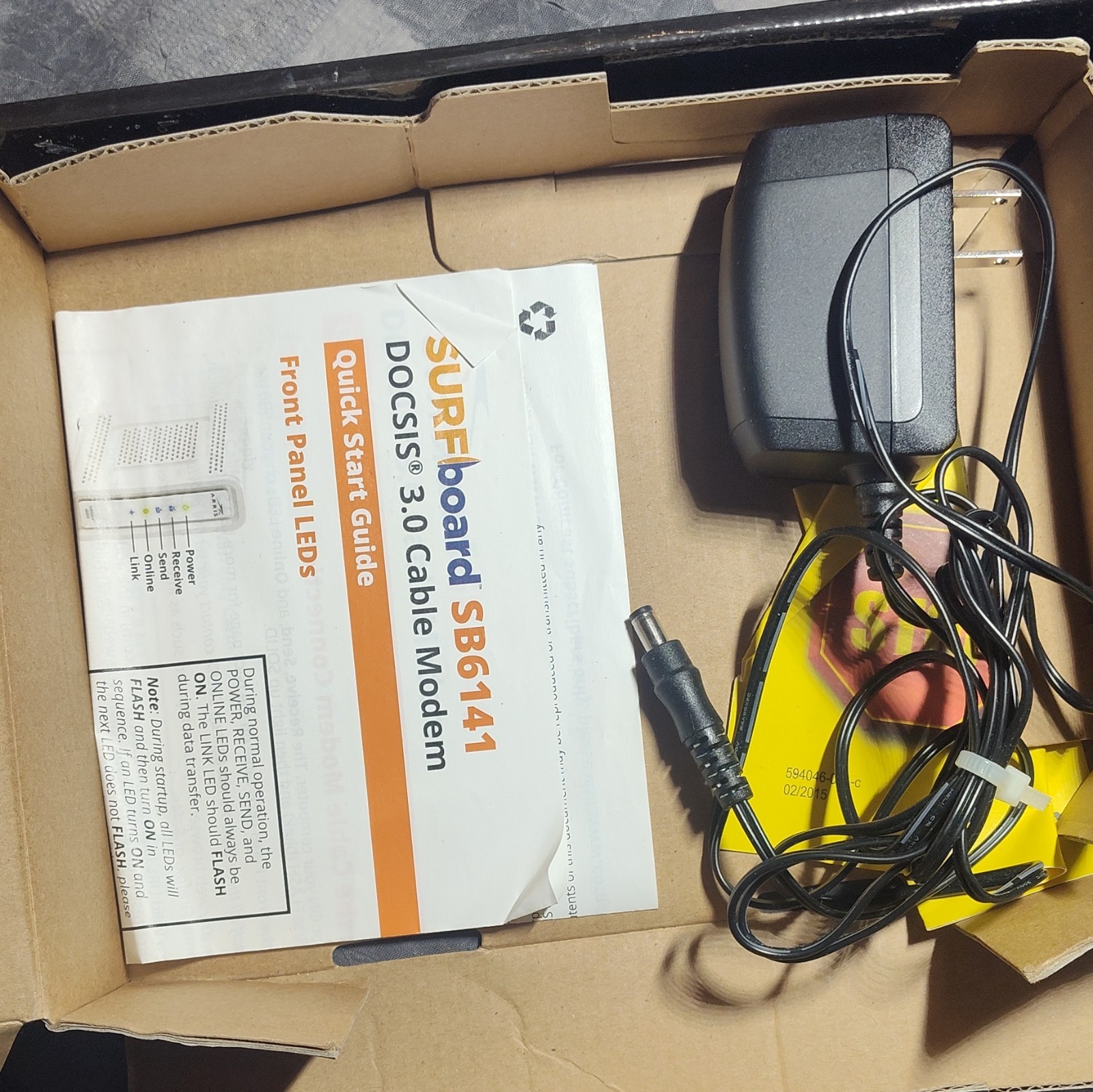 Motorola ARRIS SURFboard SB6141 3.0 Cable Modem 400 Series –