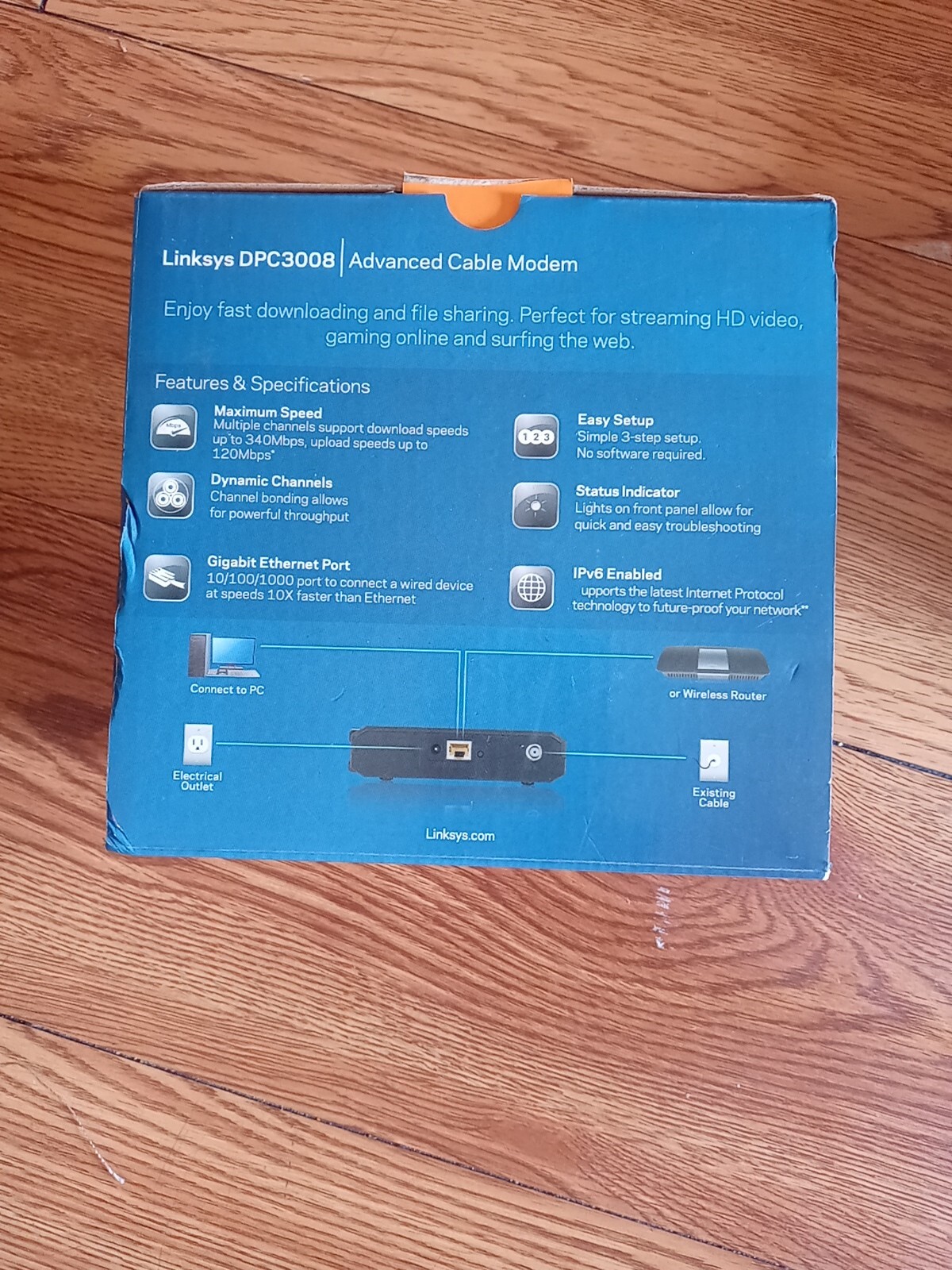 Linksys. Advanced Cable Modem DPC3008 DOCSIS