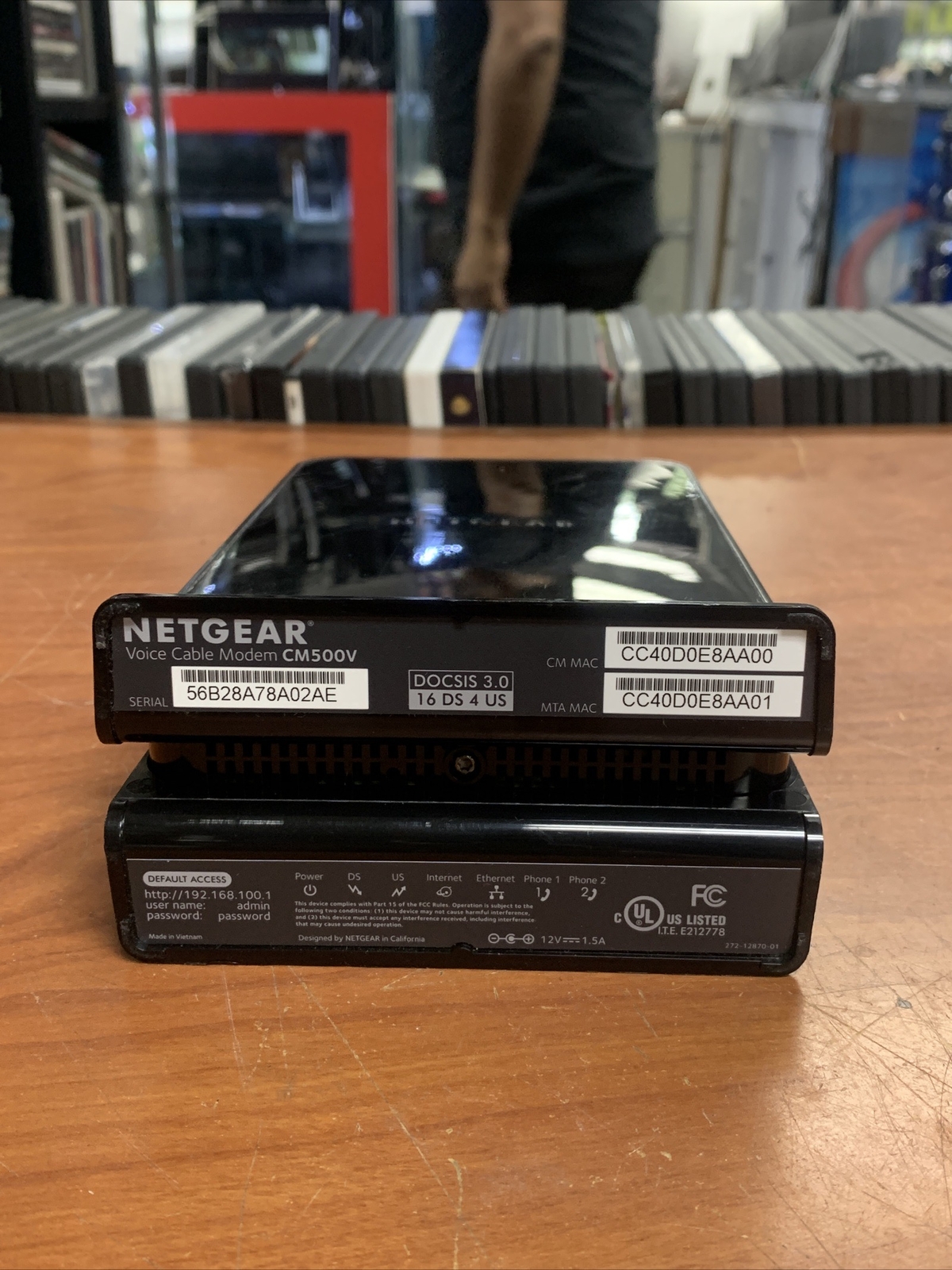 NETGEAR Cable Modem CM500