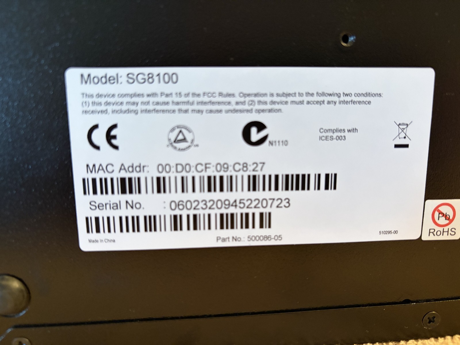 MultiTech SG8100 Modem