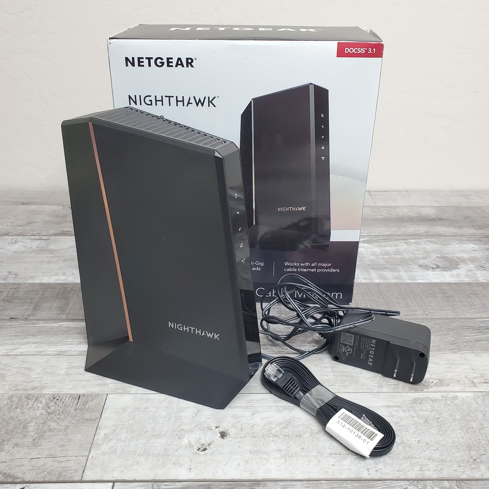 NETGEAR Nighthawk CM2000 DOCSIS 3.1 2.5Gbps Cable Modem For Gaming