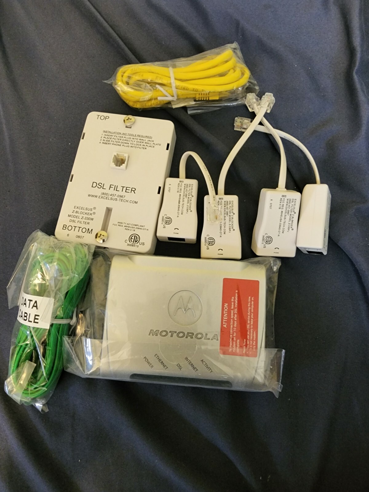 Motorola Modem 12VDC E141744 Router w/o power cord