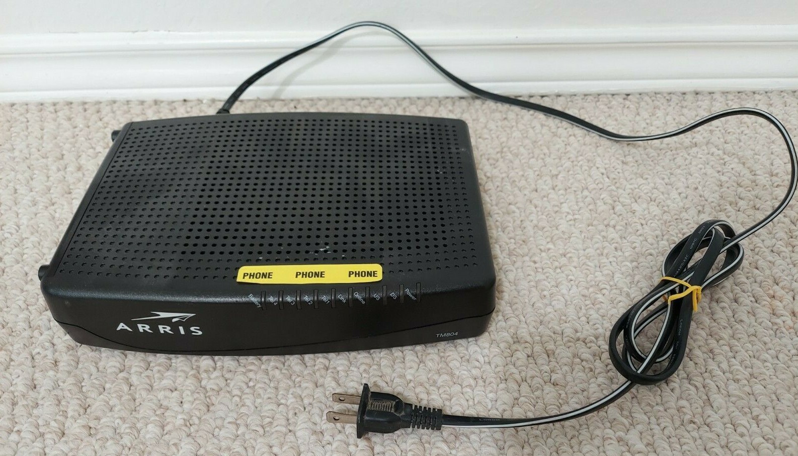 ARRIS Touchstone TM804G/CT DOCSIS 3.0 Telephony Modem TM804 – Black