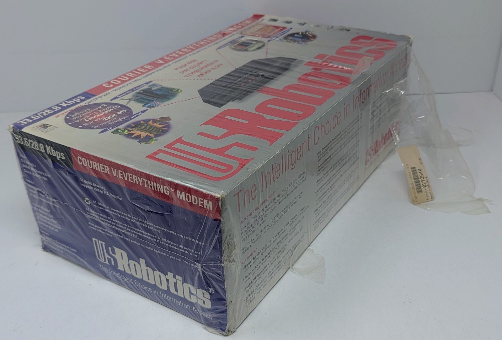 US Robotics Courier V Everything Modem 33.6 Kbps 2X Upgradable – New Open Box!